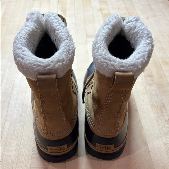 Sorel Caribou Women’s Winter Waterproof Snow Boot Buff Size 9 - Picture 5 of 11